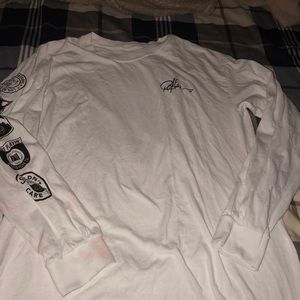 Young and Reckless white long sleeve tee